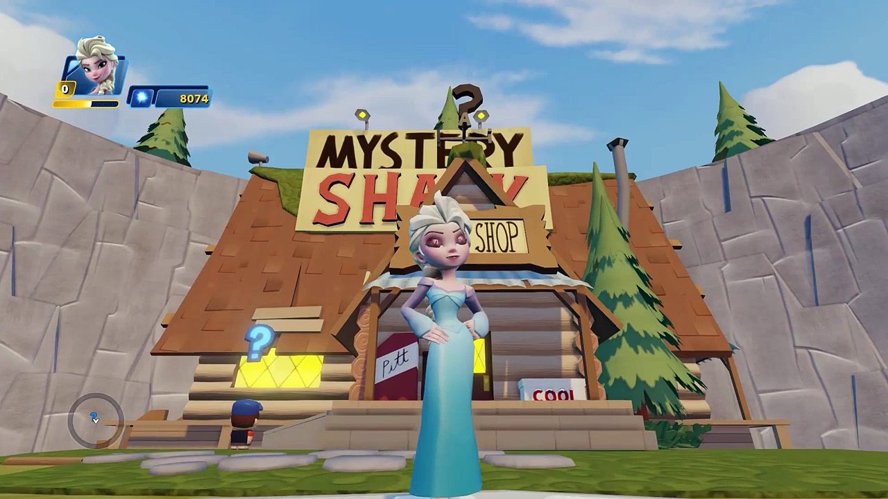 Frozen Elsa having fun with Mickey Mouse and White Mcqueen w_McQueen Cars 3 in Radiator Springs!,Çizgi film izle 2018