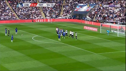 Willian Fantastic Free Kick Goal vs Tottenham (1-0)