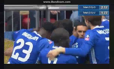 Wilian Goal Chelsea 1-0 Tottenham 22.04.2017