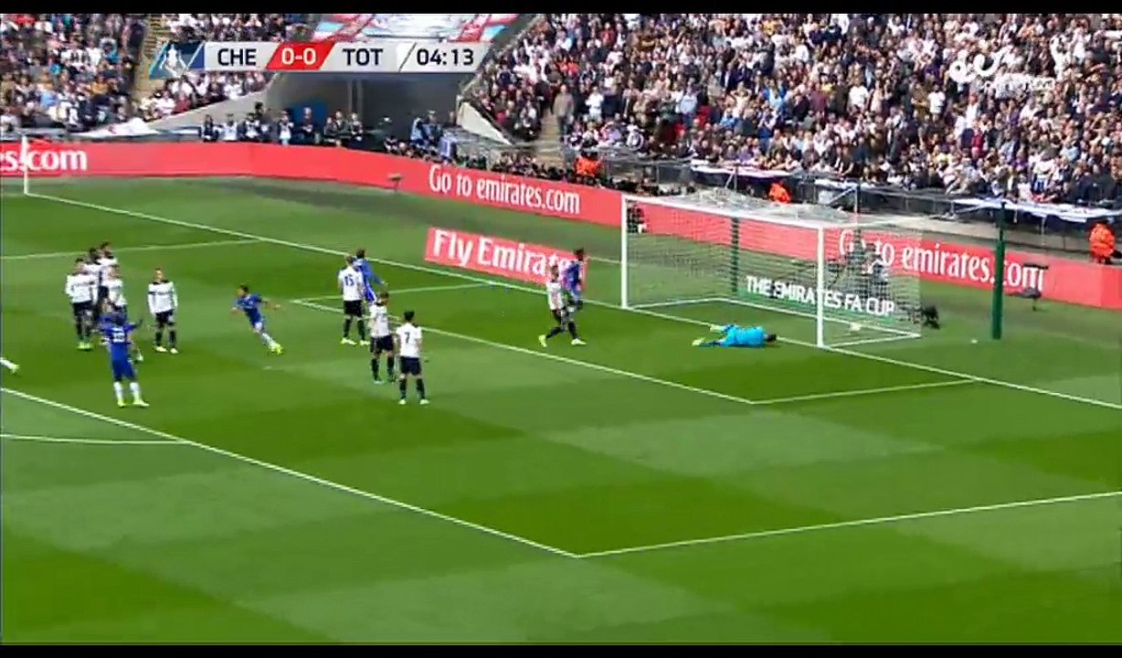 Willian Goal HD - Chelsea 1-0 Tottenham - 22.04.2017