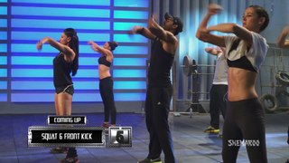 30 Min Fat Burning Cardio Workout - Bipasha Basu Unleash 'Full Routine' - Full Body Workout_34