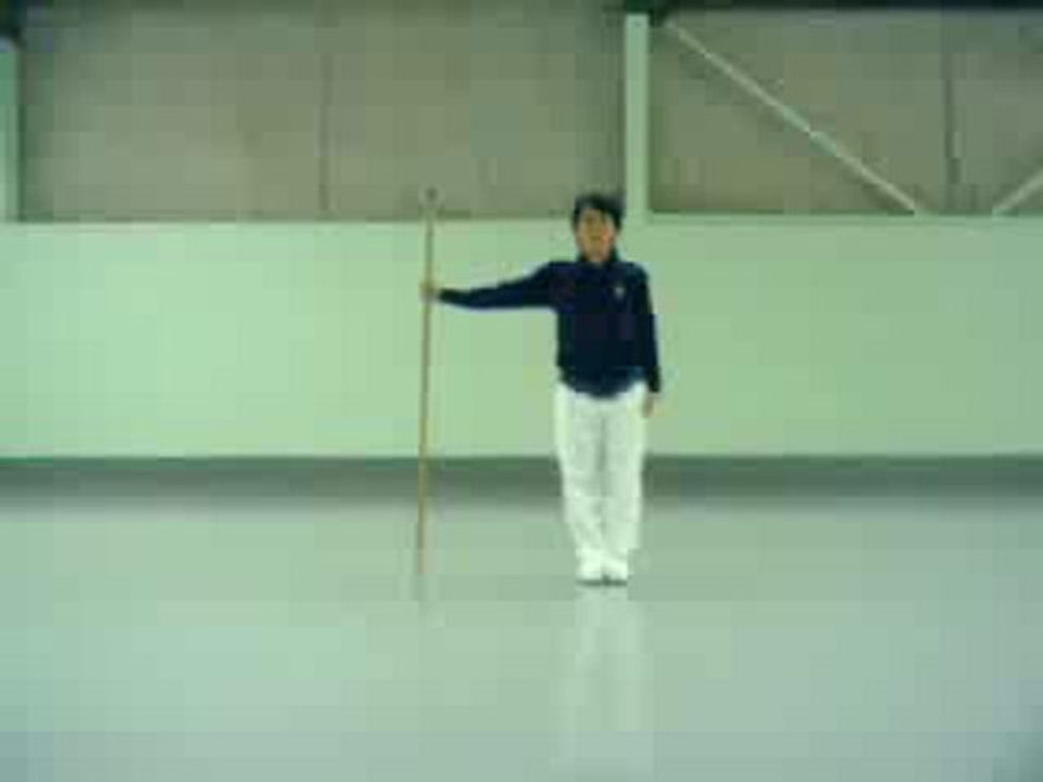 Entrainement au bâton à Bondoufle en 2003