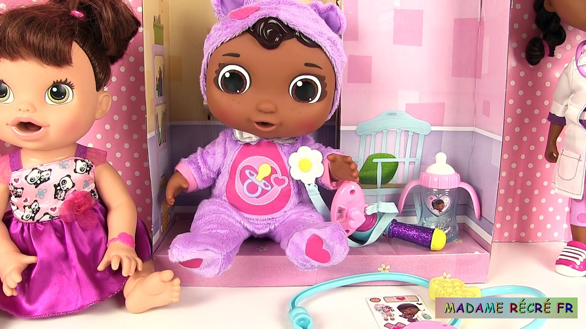 Docteur la Peluche Jouet Poupon Bébé Cece Malade avec Poupée Baby Alive -  video Dailymotion