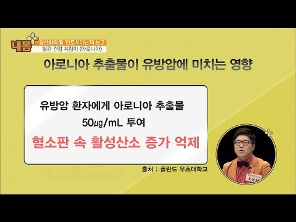 항산화의 왕 ‘아로니아’ 그 효과는? [내 몸 플러스] 40회 20170108