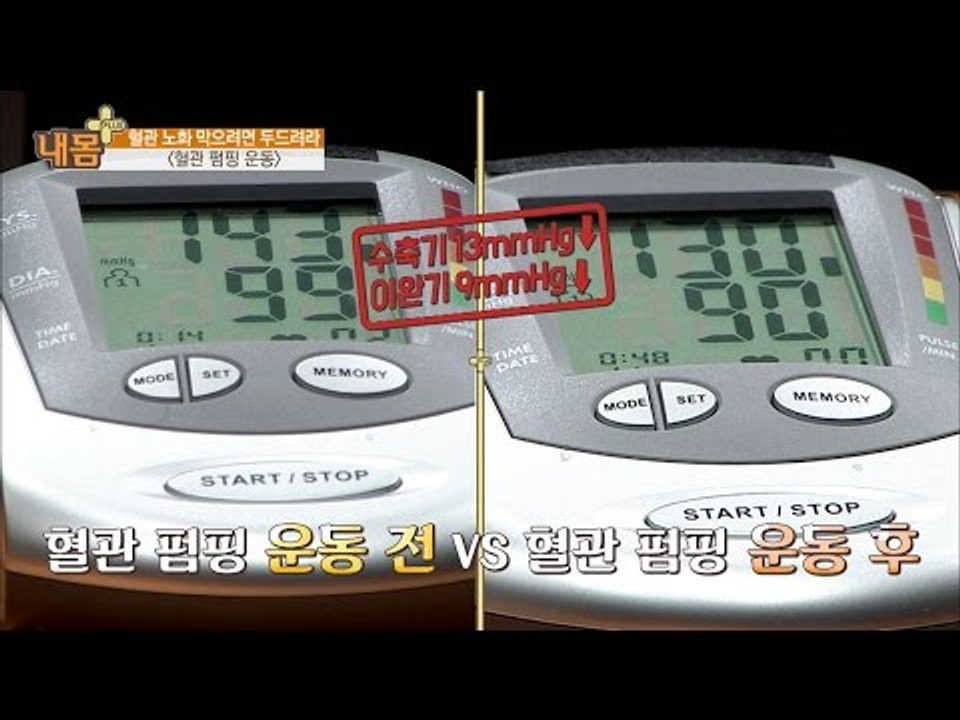 혈관 펌핑 운동의 놀라운 효과! [내 몸 플러스] 40회 20170108