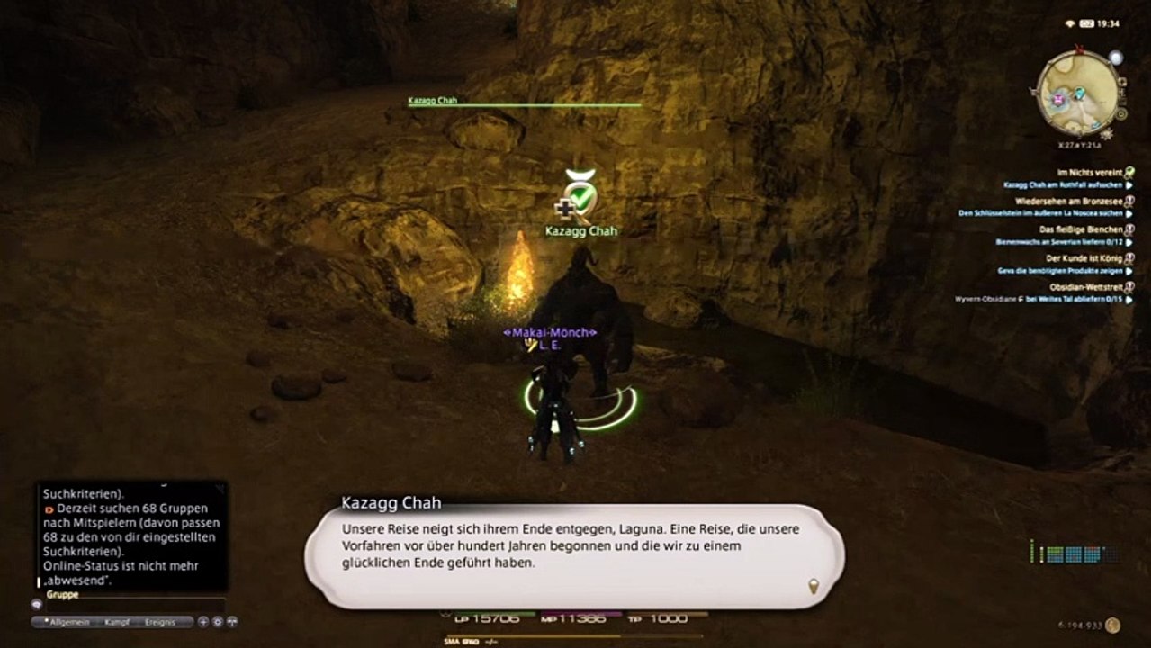 FF14 Black Mage - job questing. Fishing (2)