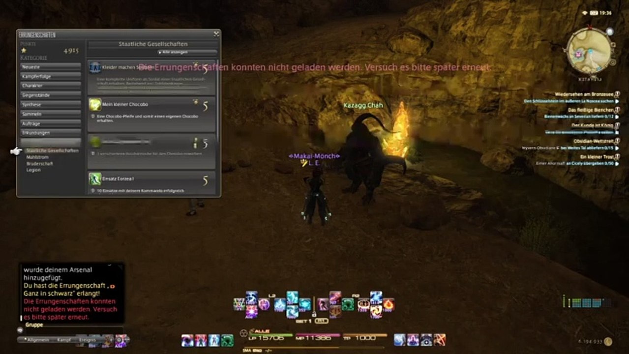 FF14 Black Mage - job questing. Fishing (3)