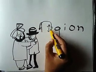 A Great Social Message By An Artist Regarding Religion