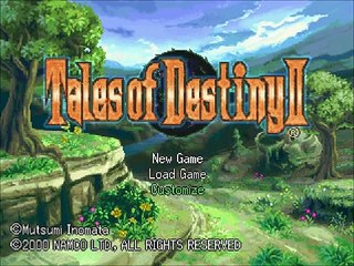 Tales of Destiny II-Eternia-Gameplay (PS1)