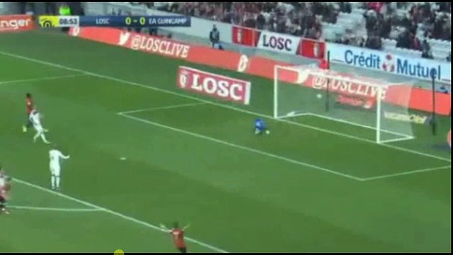 Nicolas De Preville Goal - Lille OSC vs En Avant Guingamp 1-0 22.04.2017 (HD)