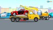 El Coche de Policía y El Camión de bomberos - Caricaturas Educativas - Coches