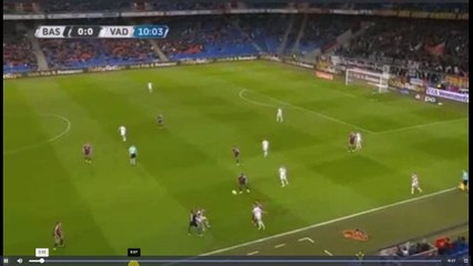 Maurice Brunner Goal - FC Basel vs FC Vaduz  0-1  22.04.2017 (HD)