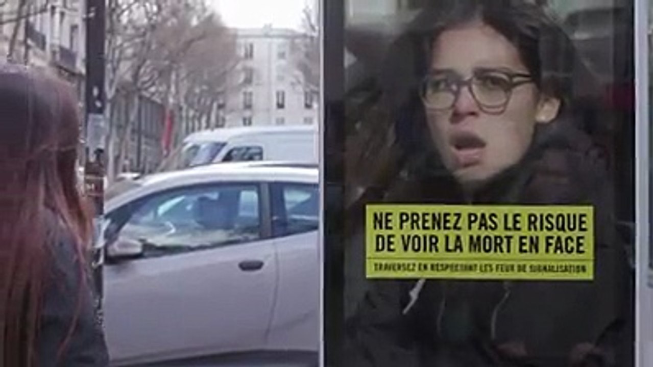 Prévention routière : un simulateur d'impact effraye les piétons pour qu'ils prennent consciences des dangers de la rout