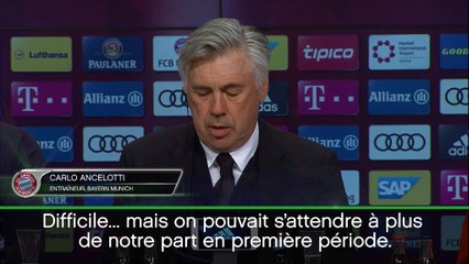 30 j. - Ancelotti : ''Heureusement nous sommes revenus au score''