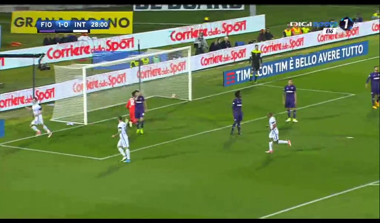 Ivan Perisic Goal HD - Fiorentina 1-1 Inter - 22.04.2017