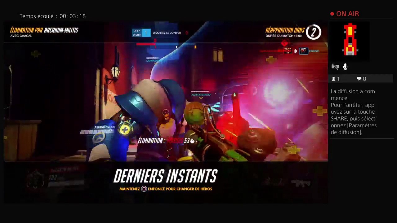 OVERWATCH PS4 RANKED ! (3)