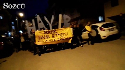 Ankara'da referandum protestosu
