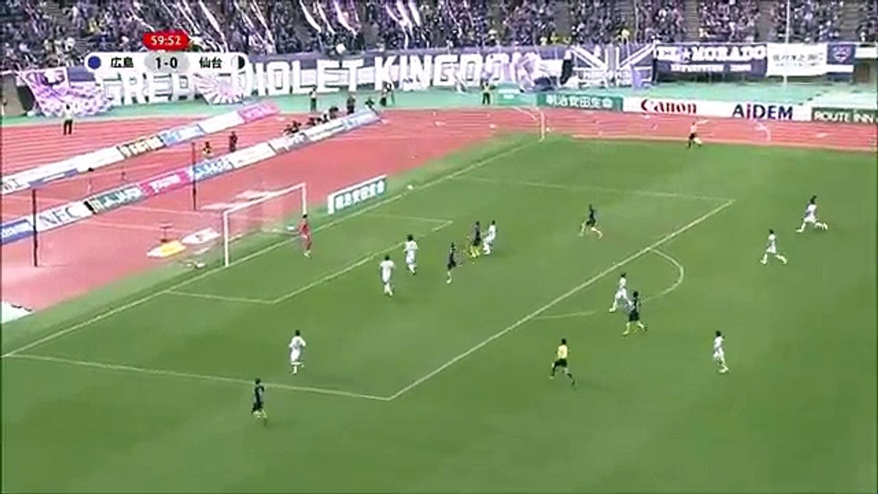 Hiroshima 2:0 Sendai ( Japanese J League. 22 April 2017)