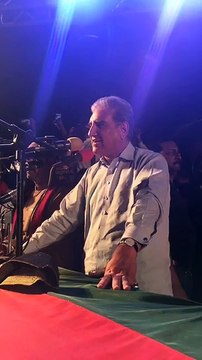 Shah Mehmood Qureshi's Complete Speech at PTI Dadu Jalsa 22.04.2017