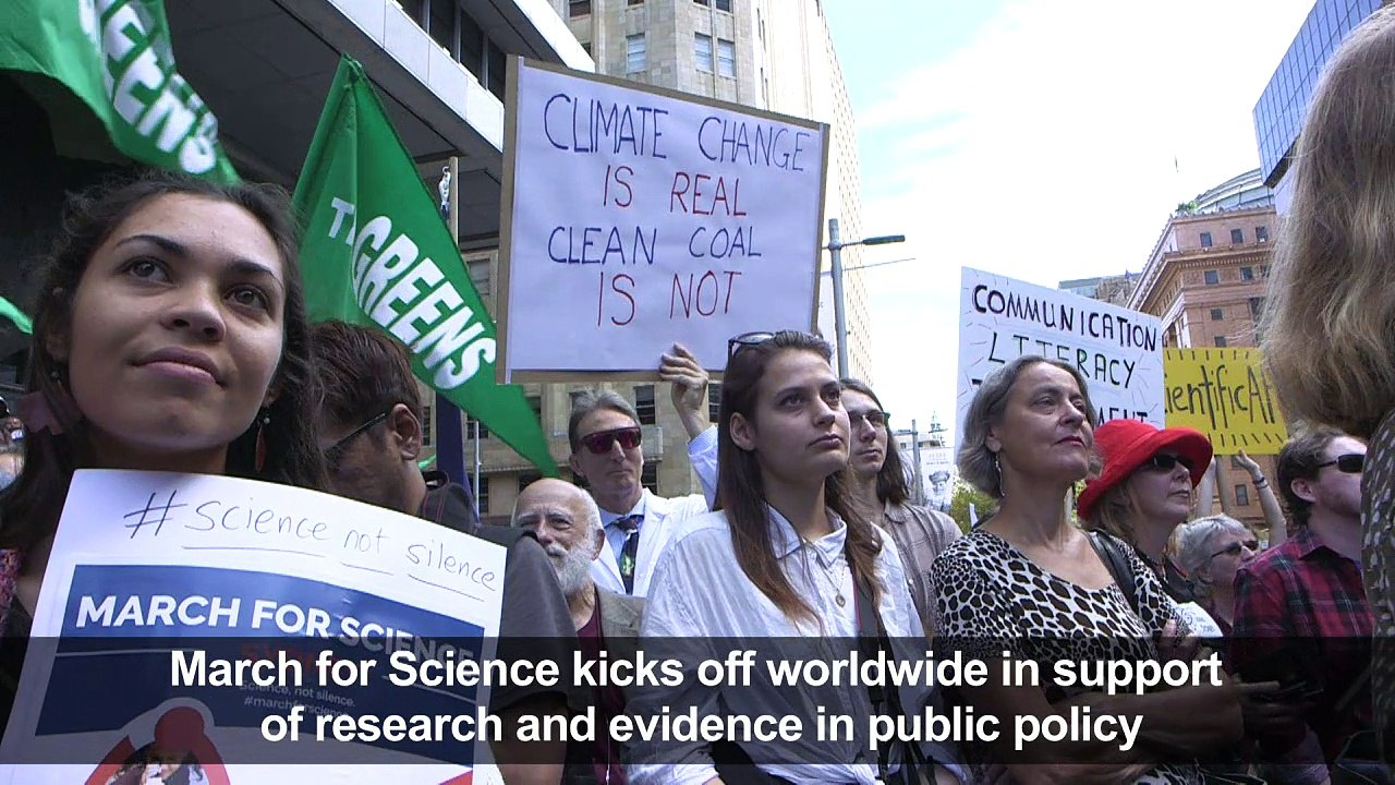 Protesters join 'March for Science' worldwide