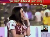 Angry Preity Zinta in IPL