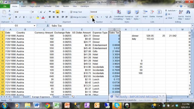 Using An Excel If Function Formula With Multiple Conditions - Excel 2010 Tutorial Examples 2013 2016