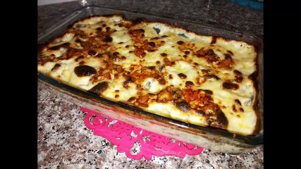 مطبخ ام وليد غراتان بطاطا بالشومبينيو