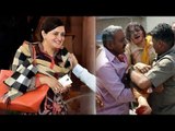BJP MP Poonamben Madam falls into 10 feet drain, rushed to hospital| Oneindia News
