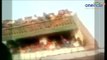 Kanpur building slab collapses due to over crowded balcony, Watch video | Oneindia News