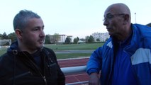 UGA LYON-DECINES SENIORS1 - VILLEFRANCHE FC 1 - 2  LE OFF d'après-match du 22 avril 2017. Tarek Bouabdellah, entraîneur Séniors1 et responsable du football à 11.