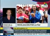 Venezolanos se dieron cita en la Plaza O'Leary a favor de la paz