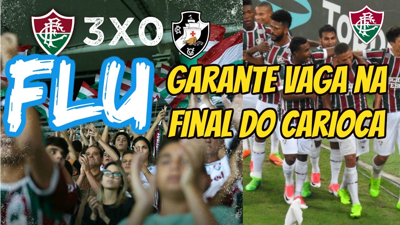 Fluminense 3 x 0 Vasco - CAMPEONATO CARIOCA SEMIFINAL Gols e expulsão de Douglas