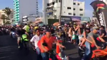 Semana De La Moto 2017 - Desfile sobre malecón de Mazatlán, van por un "Récord Guinness”22/04