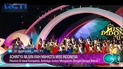 Achintya Holte Nilsen Raih Mahkota Miss Indonesia 2017