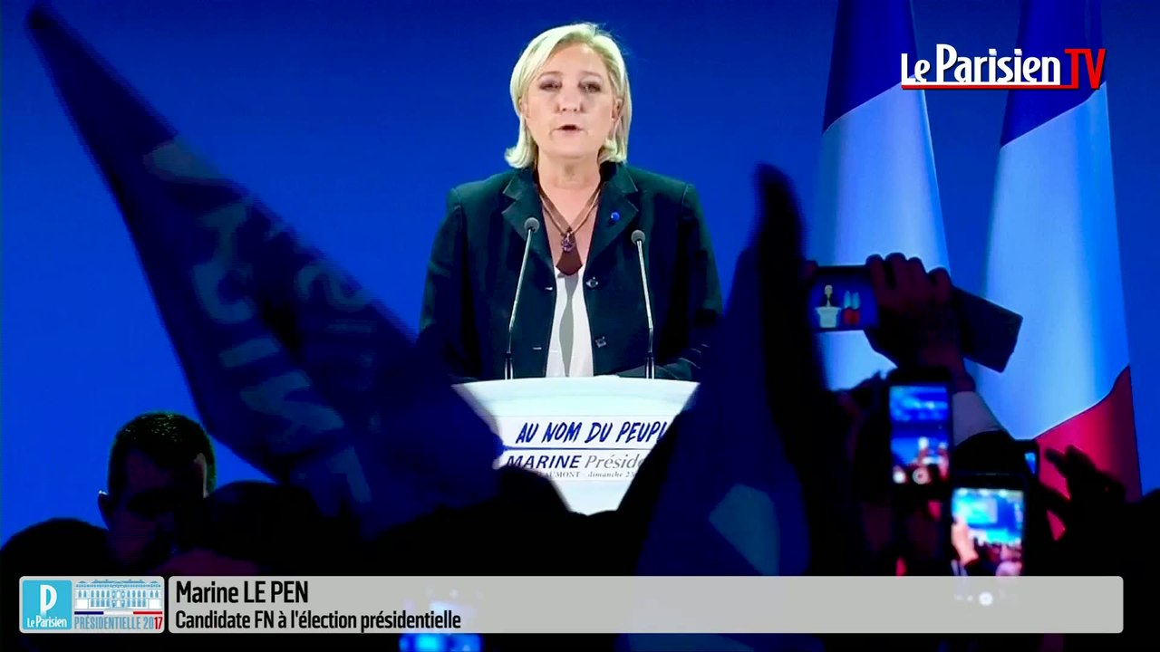 Présidentielle 2017 : pour Marine Le Pen, «le grand débat va enfin avoir lieu»