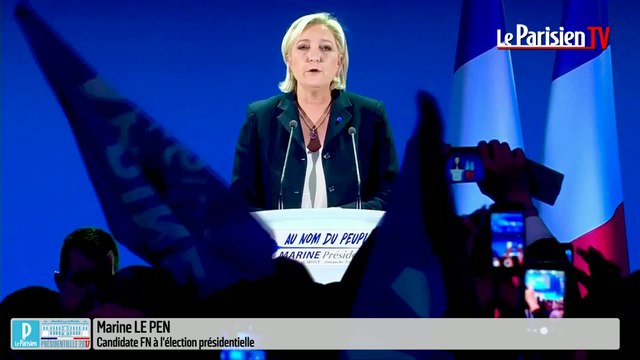 Présidentielle 2017 : pour Marine Le Pen, «le grand débat va enfin avoir lieu»