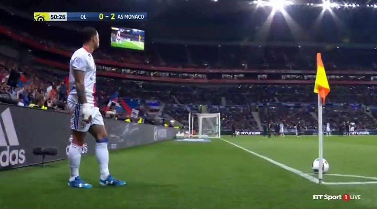 Lucas Tousart Goal HD - Olympique Lyonnais 1-2 AS Monaco - 23.04.2017 HD