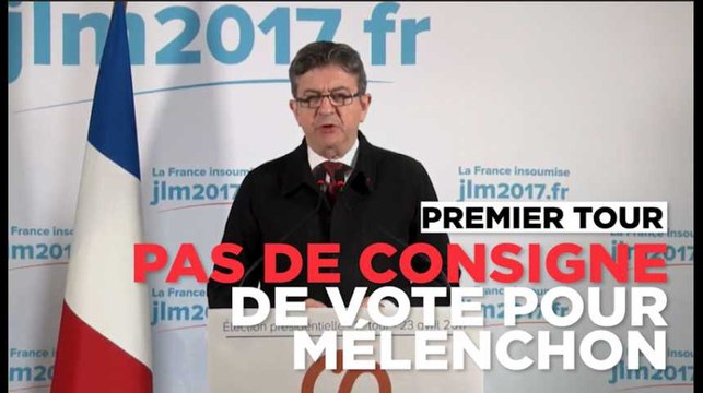 Mélenchon : Lorsque les résultats officiels seront connus, nous les respecterons