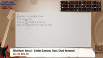 Why Don't You & I - Carlos Santana (feat. Chad Kroeger) Bass Backing Track