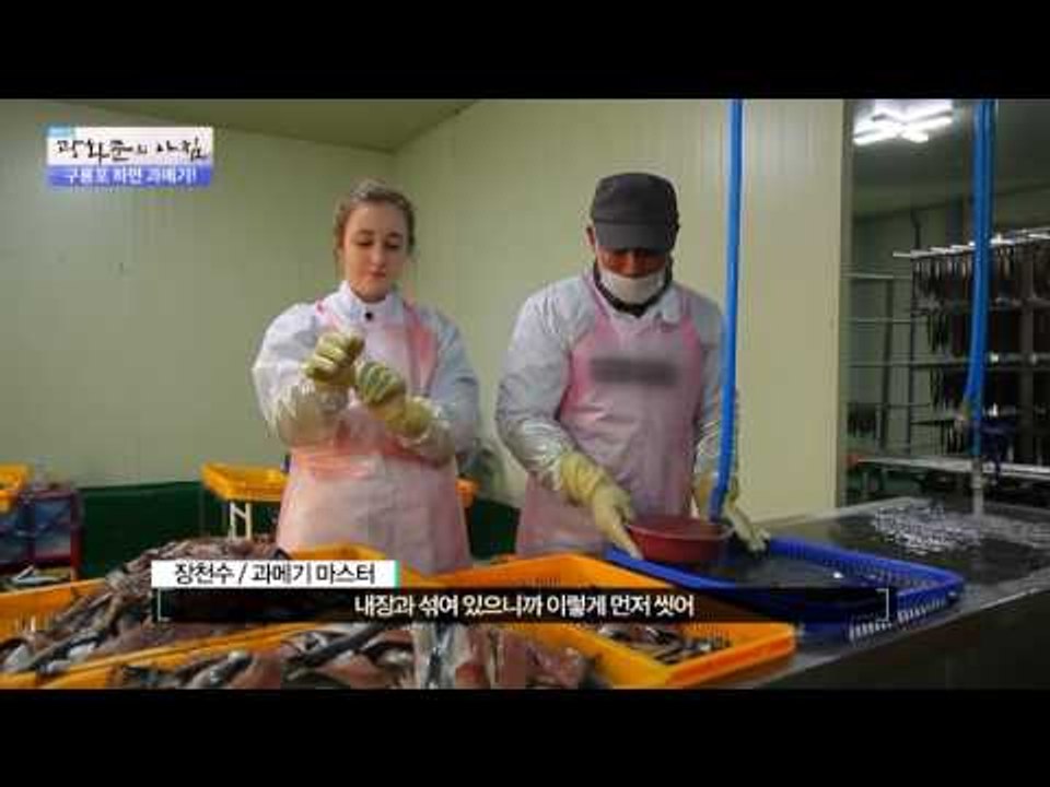 꽁치 손질에 나선 에바! 궁시렁궁시렁~ [광화문의 아침] 390회 20161229