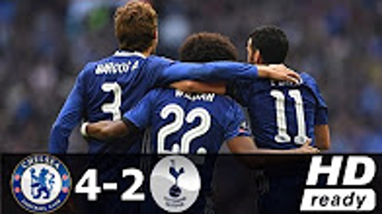 Chelsea vs Tottenham Hotspur 4 - 2  All Goals & Extended Highlights - FA Cup 22_04_2017 HD