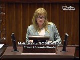 Poseł Małgorzata Gosiewska - Wystąpienie z dnia 20 kwietnia 2017 roku.