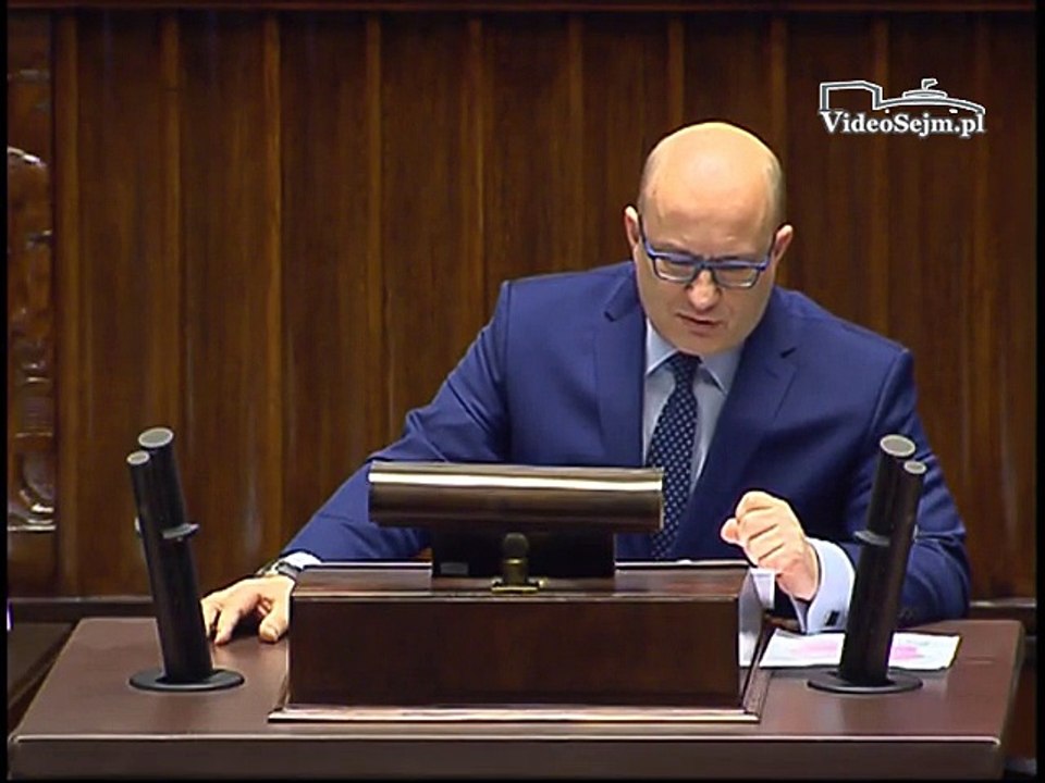 Poseł Paweł Bańkowski - Wystąpienie z dnia 20 kwietnia 2017 roku.