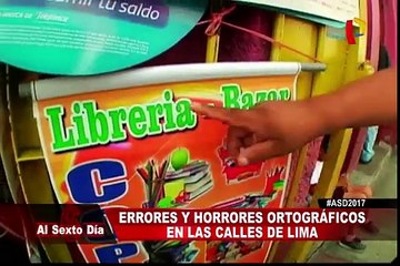Conozca los errores y horrores ortográficos presentes en la capital