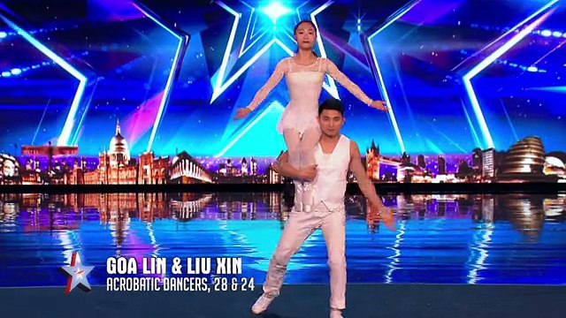 Gao Lin & Liu Xin stun with their elegant acrobatics | Auditions Week 2 | Britain’s Got Talent 2017