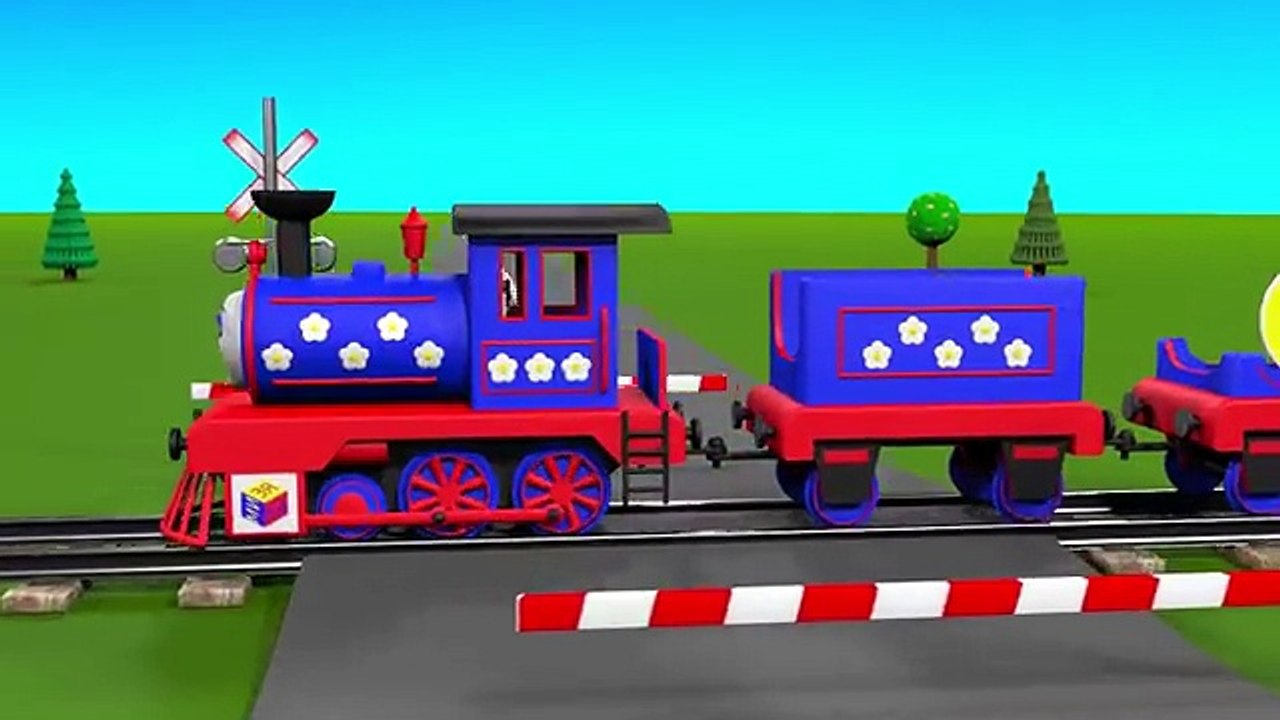 Shapes for kids (toddlers and preschoolers). Choo-Choo Train and 2D shapes. Educational cartoon
