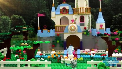 ♥ LEGO Disney Princess Cinderella & Step Sisters Lunch STOP MOTION Cartoon