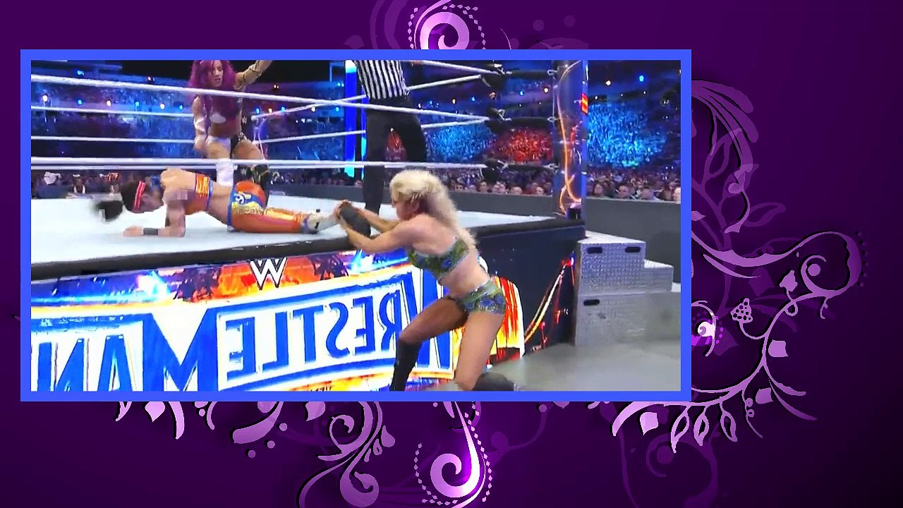 Raw Women's Title Fatal 4-Way Elimination Match WrestleMania 33 I WWE WrestleMania 33 - Bayley vs Charlotte Raw Women's