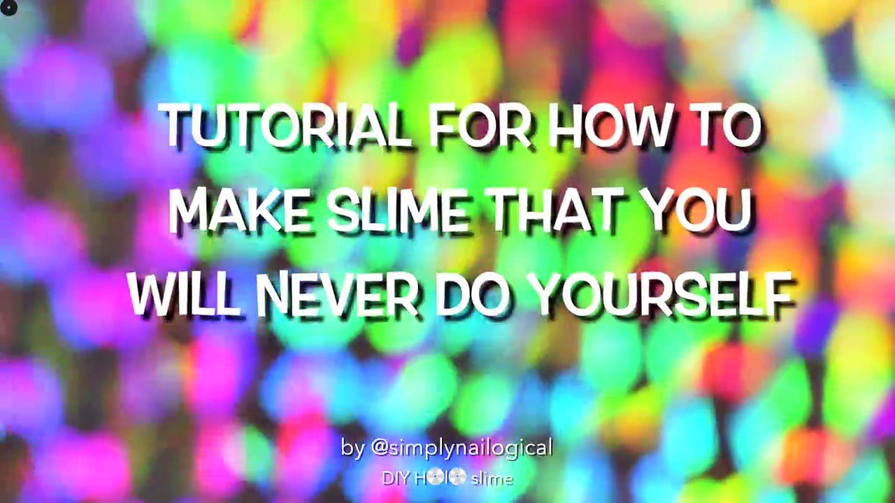 DIY HOLO Slime! WOW! (I hate myself)