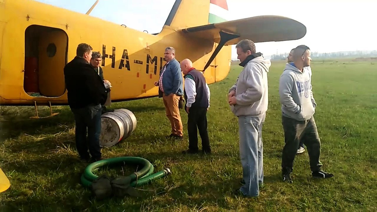EKS Humin Aqua Humusol spraying by plane